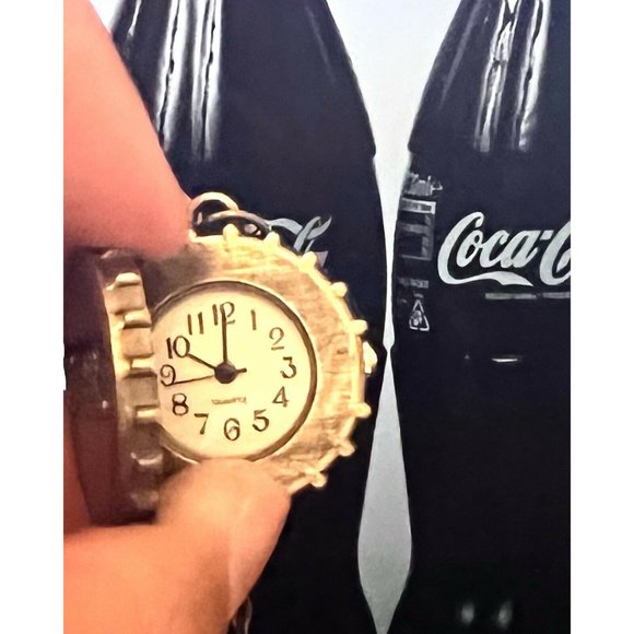 COOPER/GOLD COLOR COCA COLA Pocket Watch - Picture 3 of 4